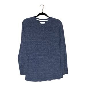 Paper Denim & Cloth gray long sleeves Henley t shirt top size small